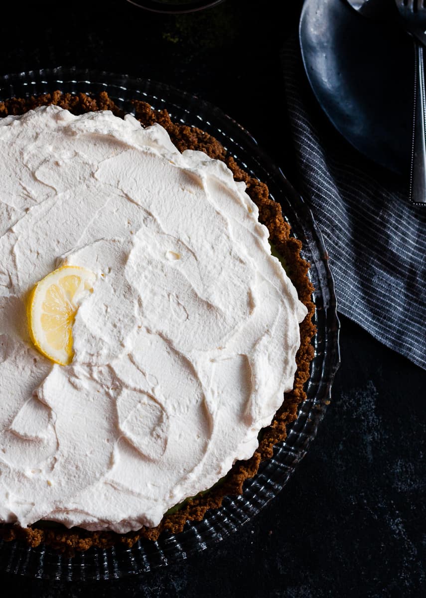 Need an easy yet elegant dessert? Make this No Bake Matcha Lemon Ginger Tart today! * Recipe on GoodieGodmother.com