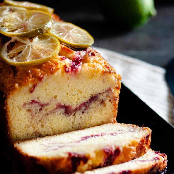 Inspired by a summertime twist on a classic cocktail, this blackberry gin and tonic pound cake is a delightful anytime treat or gift to share with friends! * Recipe on GoodieGodmother.com