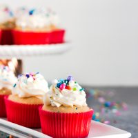 Perfect White Cupcakes from Scratch