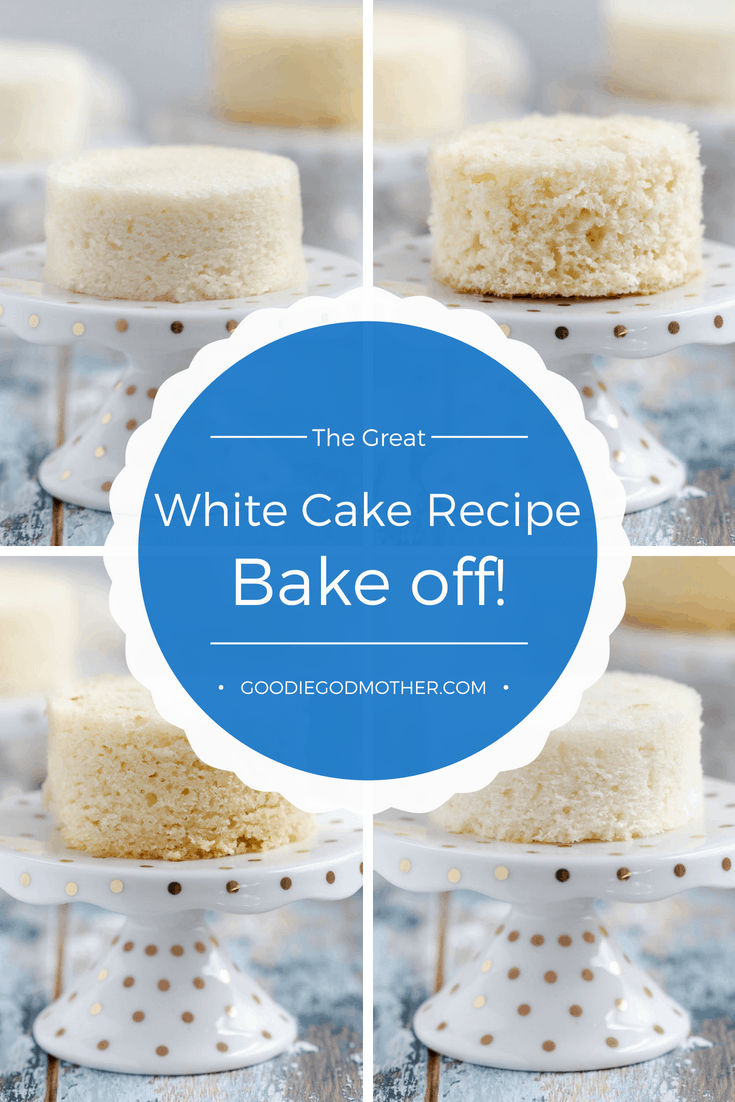 It's time for The Great White Cake Recipe Bake Off! I'll talk about a few different styles of white cake recipes, what separates a white cake from a yellow cake, and the results of a taste test! * GoodieGodmother.com