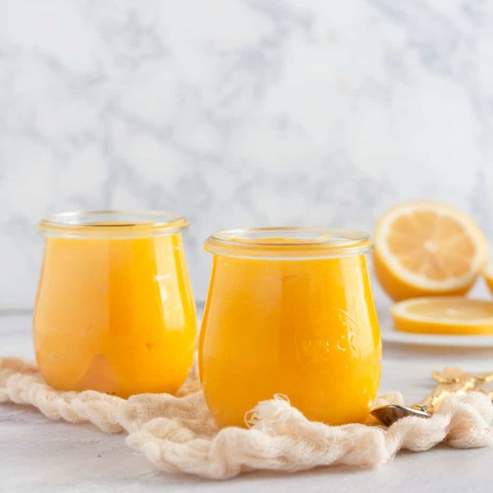 Homemade lemon curd is worth 15 minutes! With a brighter lemon flavor than the store bought kind, this lemon curd recipe is easy, freezes well, and most importantly - tastes fabulous. * Recipe on GoodieGodmother.com #lemoncurd #lemons #teatime