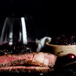Elevate your steak night with this reverse sear ribeye with cherry onion marmalade. Reverse searing results in juicy ribeye steaks with beautiful color. The cherry onion marmalade is a star supporting condiment - perfect with fresh or frozen cherries! * GoodieGodmother.com