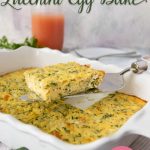 Summer's garden bounty makes a flavorful and easy brunch dish perfect for meal prep or breakfast guests! This fresh herb zucchini egg bake recipe goes from garden to oven in just a few minutes.