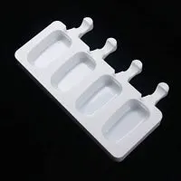 NUOMI Ice Pop Molds Silicone Popsicle Makers, BPA Free Trays, 4-cavity, Great for Cakesicles!