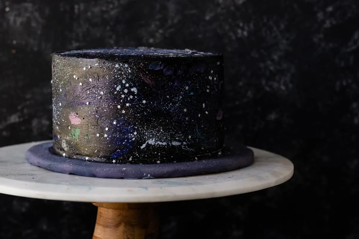 easy outer space cake tutorial