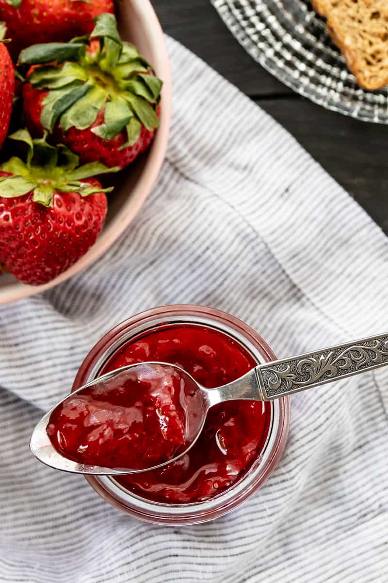 very low sugar strawberry jam recipe