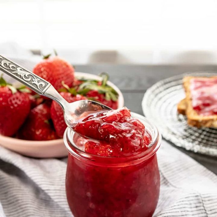 strawberry and champagne jam recipe easy no pectin