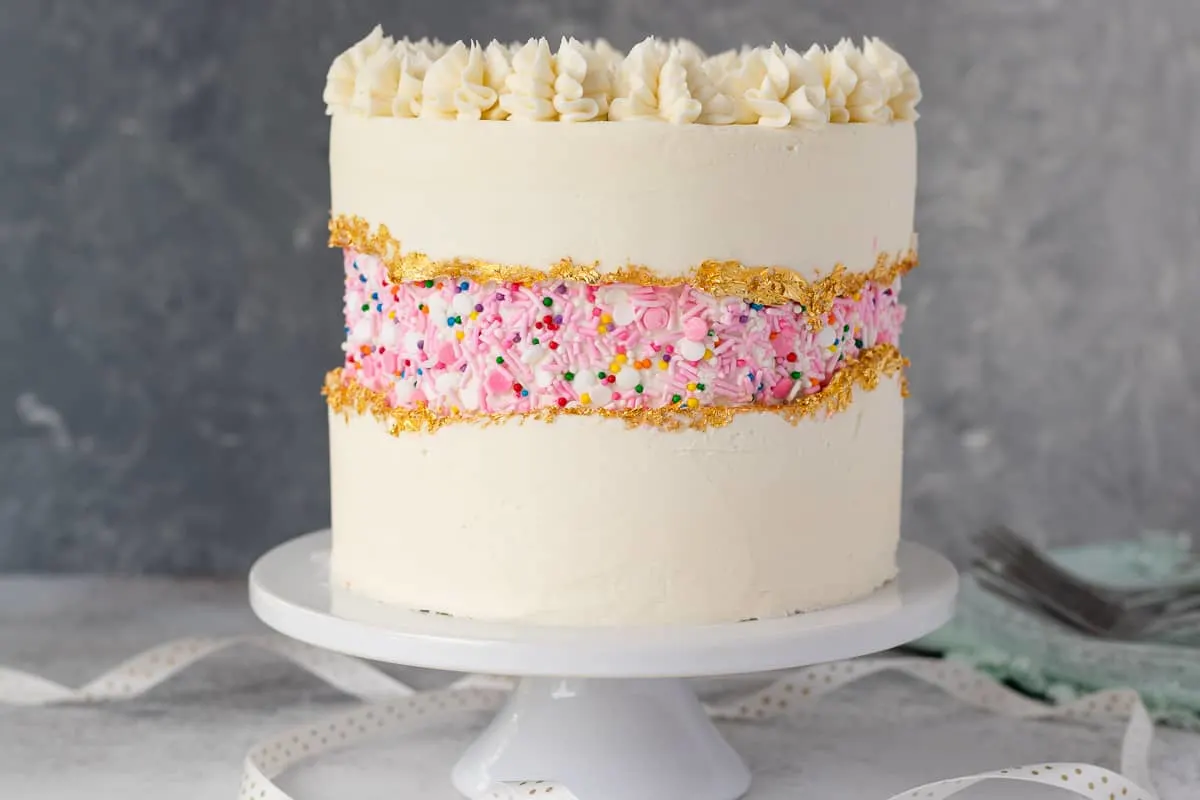 faultline cake decorating sprinkle detail