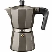 AICOOK Stovetop Espresso Machine, 6 Cups Moka Pot, Espresso and Coffee Maker 