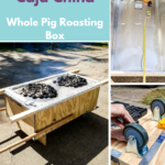 How to Build a Caja China, aka, Pig Roasting Box. This tutorial will show you how to build your own pig roasting box to roast a whole pig without a pit. Part of a 3 part series documenting how to build a pig roaster, source a whole pig, and roast a whole pig. #howtomake #diy #cubanfood #bbq #pigroast #roastpig