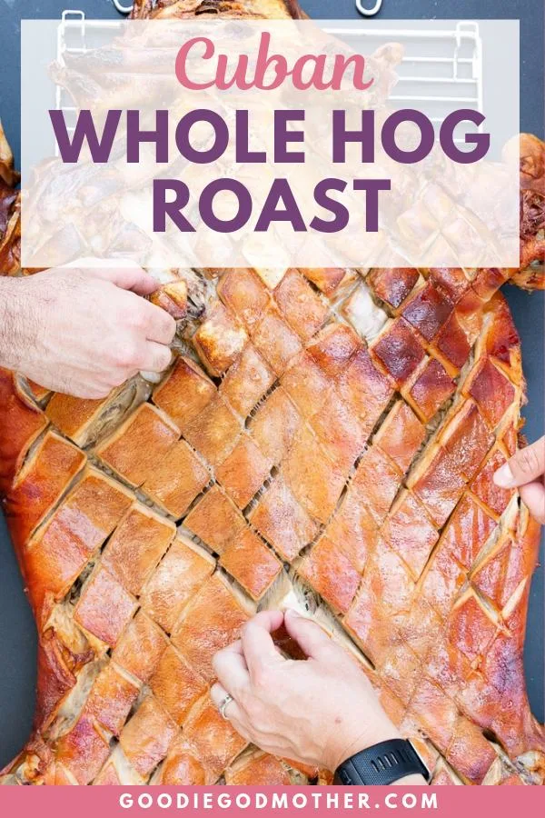 Part 3 of 3 in a series on how to build a custom caja china (pig roasting box), order a pig for roasting, and host your own Cuban pig roast. This is a Cuban-style roasted pork with mojo.