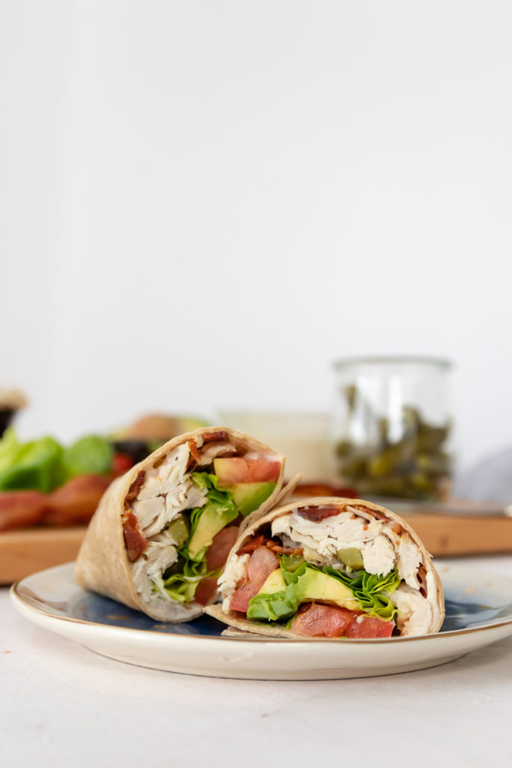 Horseradish Turkey BLT Wrap {leftover recipe} - Goodie Godmother