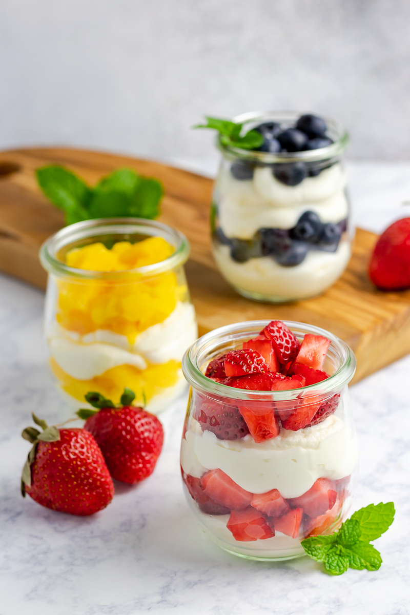 Simple Fruit and Yogurt Parfaits