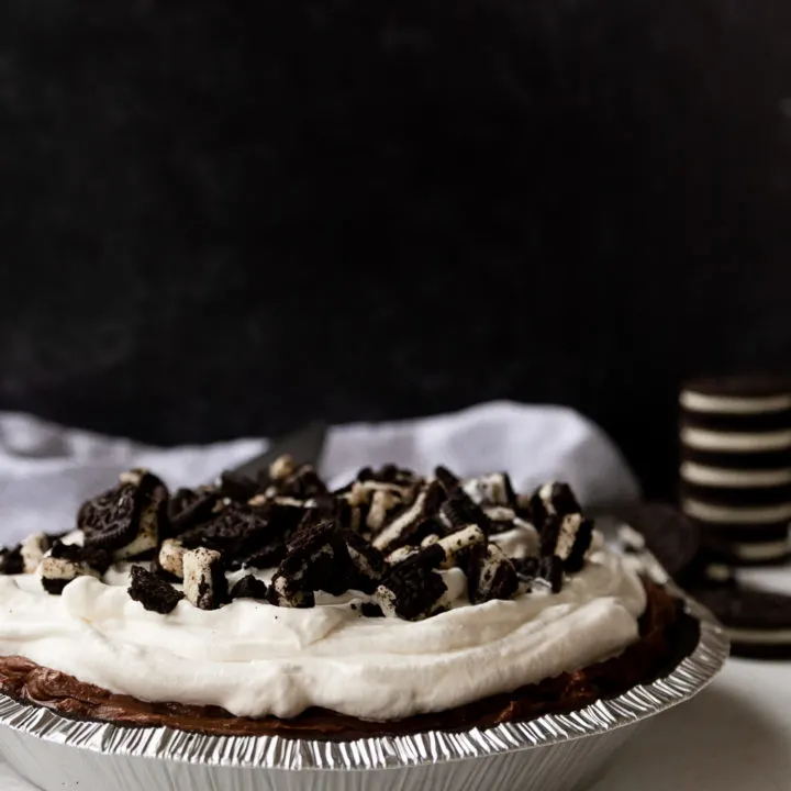 No Bake Oreo Chocolate Pudding Pie