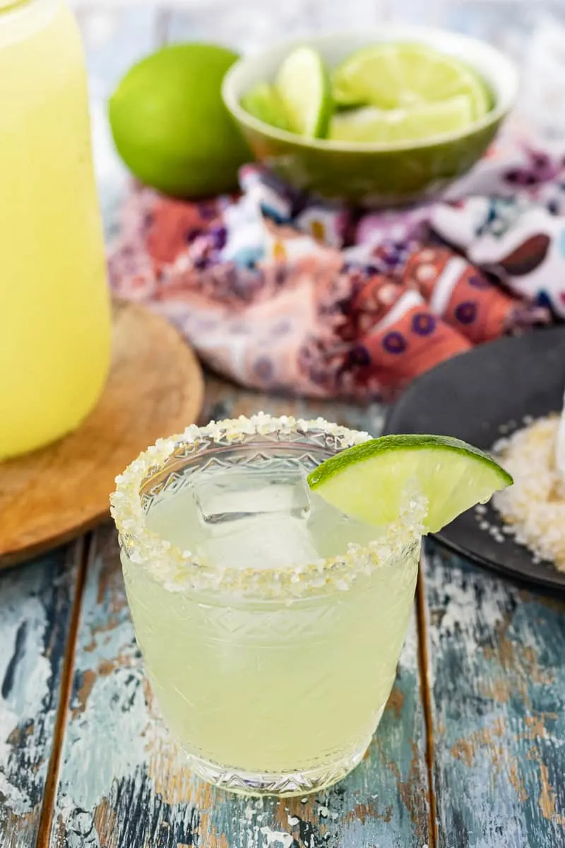 make your own margarita mix for the best classic margaritas!
