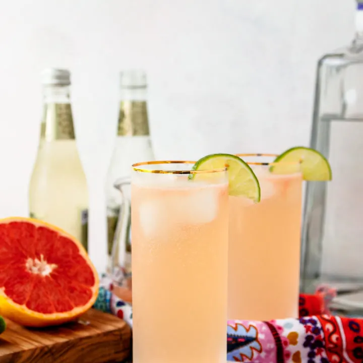 Ginger Paloma Cocktail recipe - perfect for an easy Cinco de Mayo happy hour