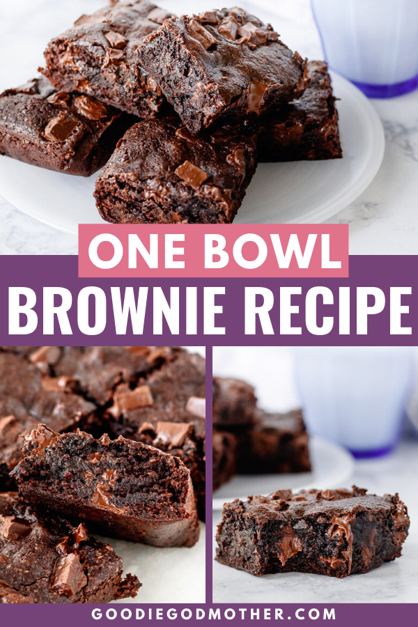 Easy One Bowl Cocoa Brownies (No Mixer) - Sweetest Menu