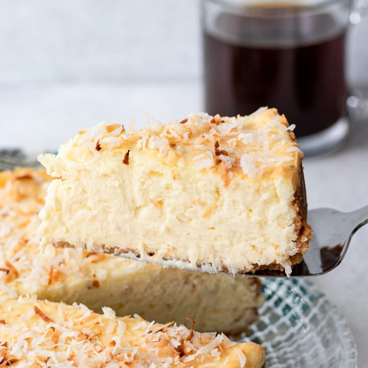 Toasted Coconut Cheesecake