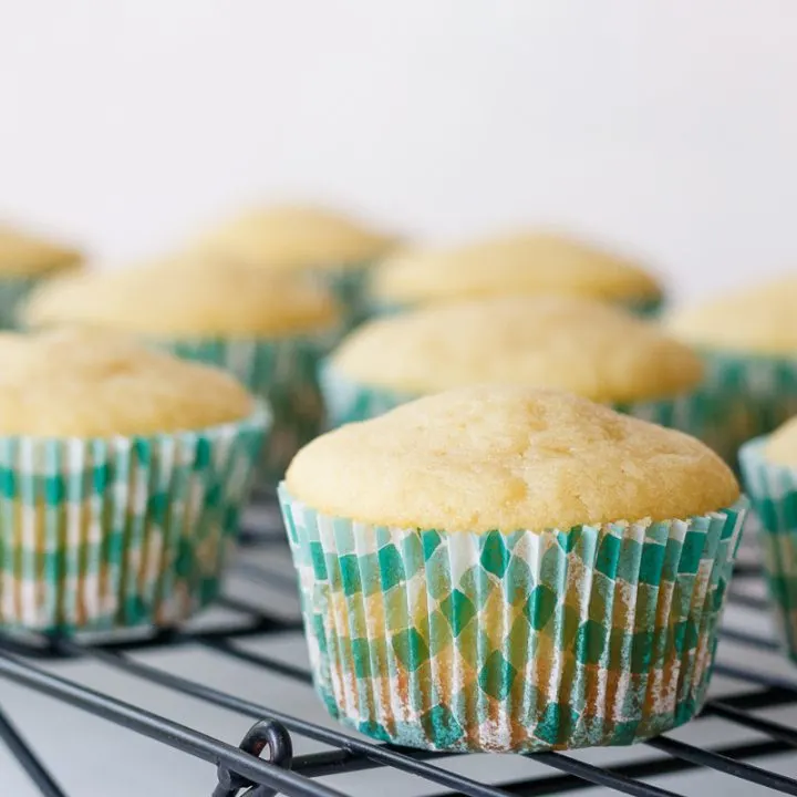 Perfect Vanilla Cupcakes from Scratch