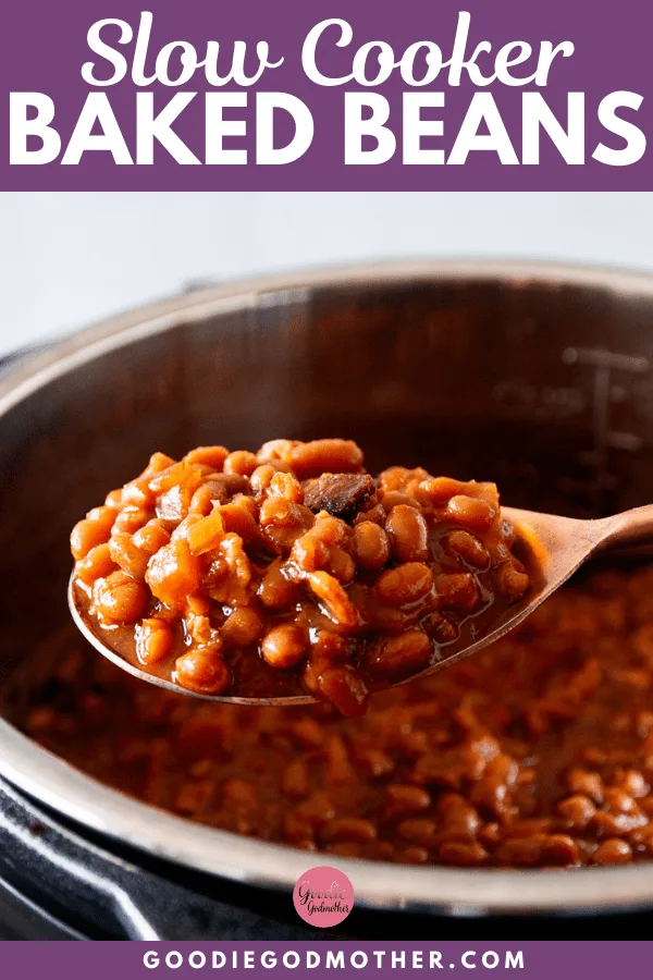 Slow Cooker Baked Beans From Scratch! - Goodie Godmother