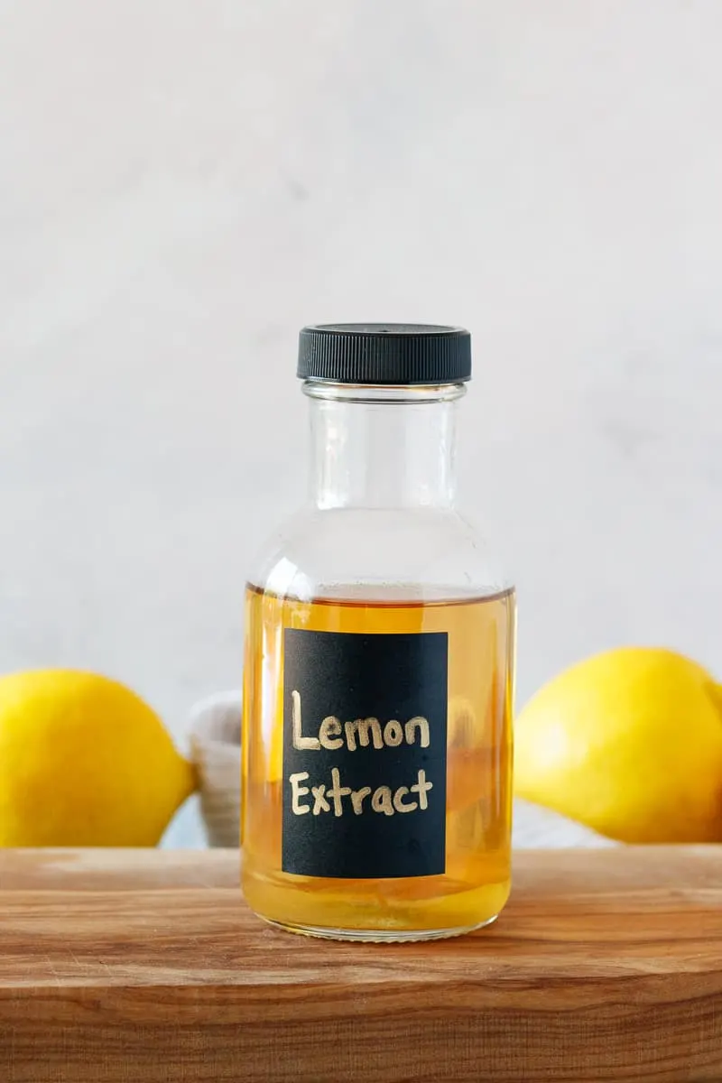 recipe for homemade lemon extract that works with any kind of citrus