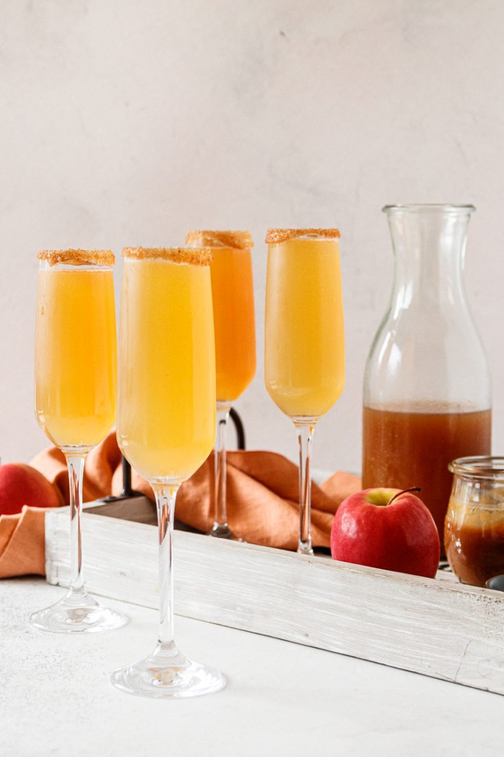 Mimosa Cocktail Set, Set of 8 Glasses with Pitcher