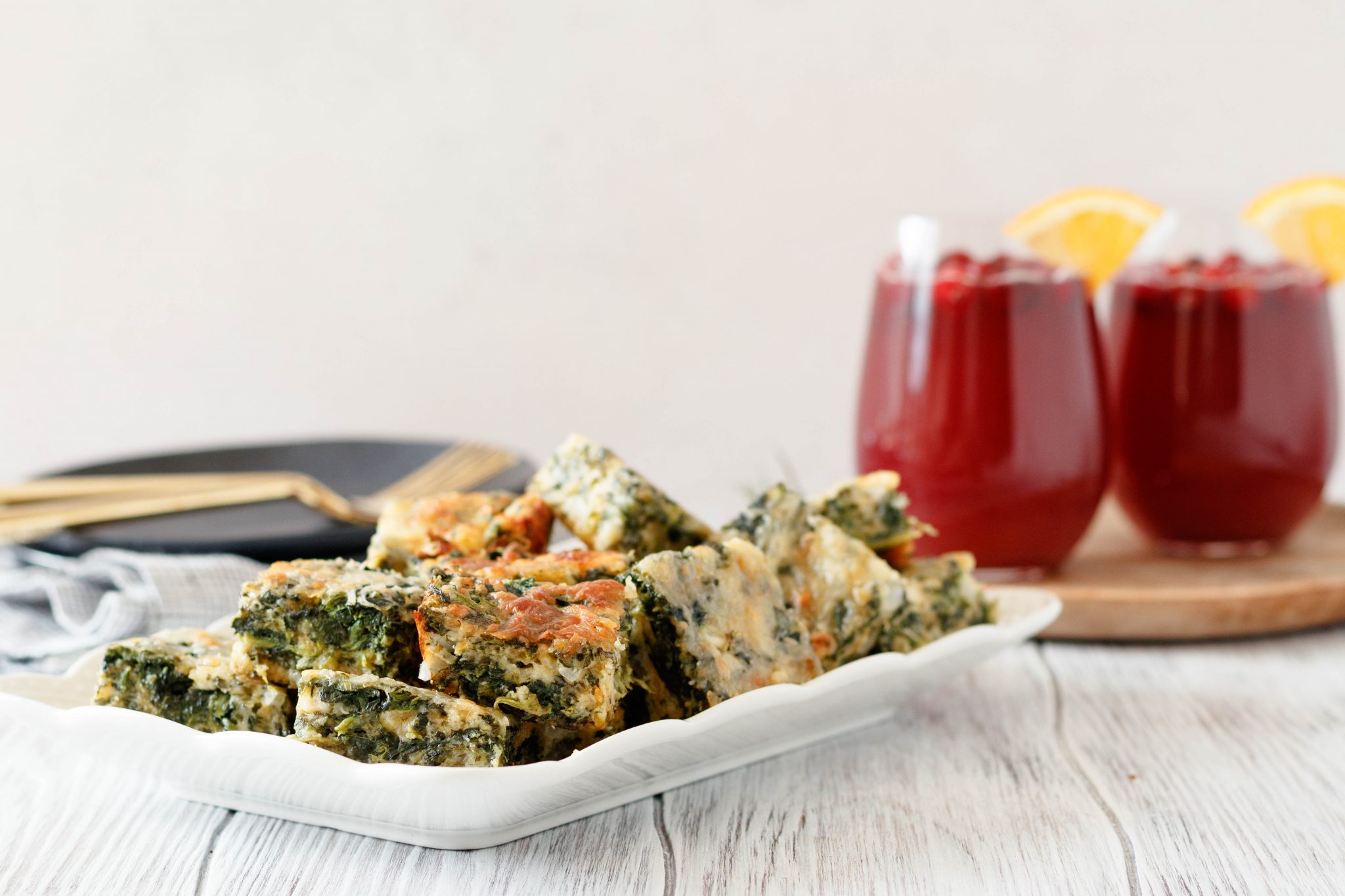 Spinach Squares Classic Appetizer Recipe Goodie Godmother