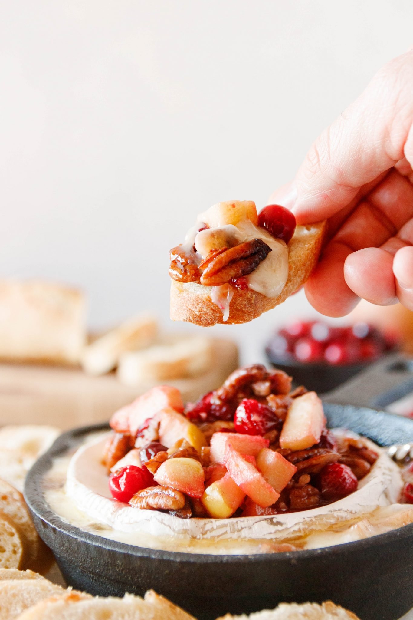 Cranberry Apple Baked Brie Goodie Godmother