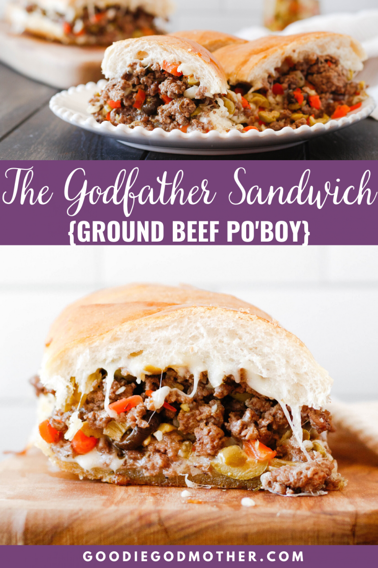 The Godfather Sandwich Ground Beef Po Boy Sandwich Goodie Godmother