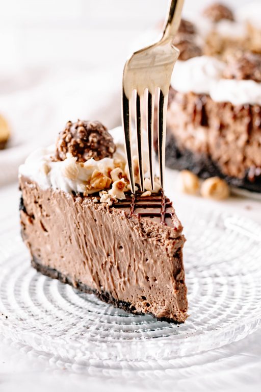 Chocolate Hazelnut Cheesecake - Goodie Godmother