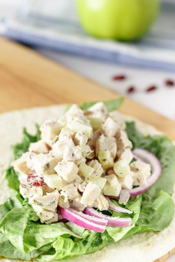 Chicken Salad Wraps {Ritz Carlton Chicken Salad} - Goodie Godmother