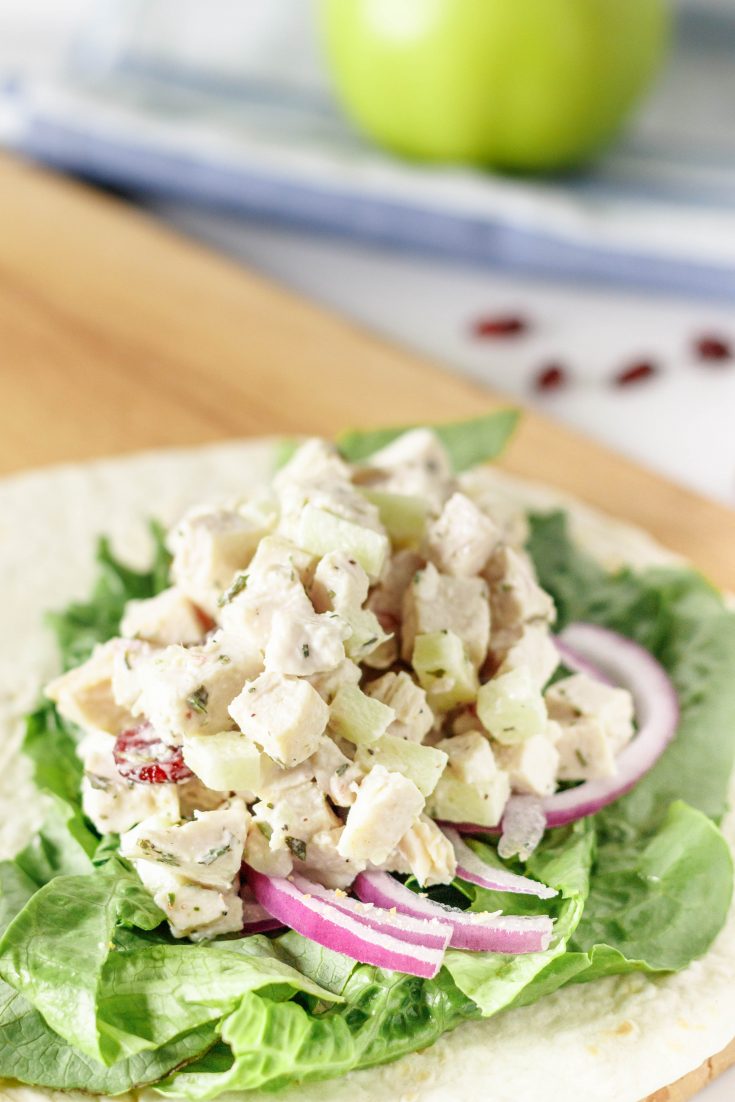 Chicken Salad Wraps {Ritz Carlton Chicken Salad} - Goodie Godmother