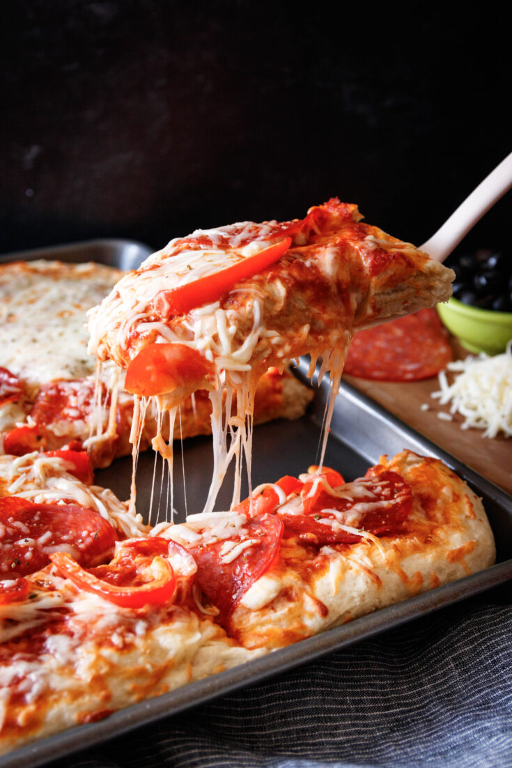 Pepperoni Pan Pizza  America's Test Kitchen Recipe
