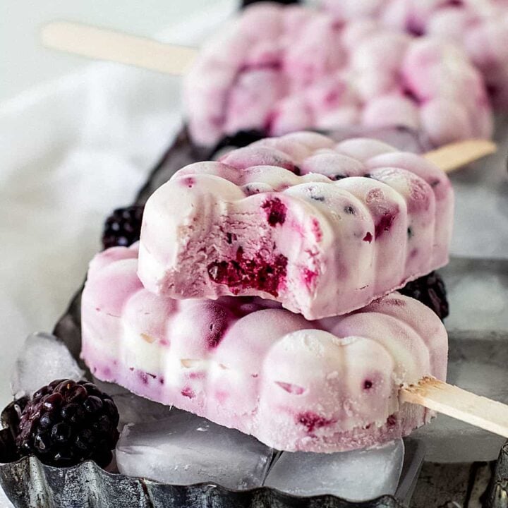 Image for Easy Berry Cheesecake Ice Cream (no-churn!)
