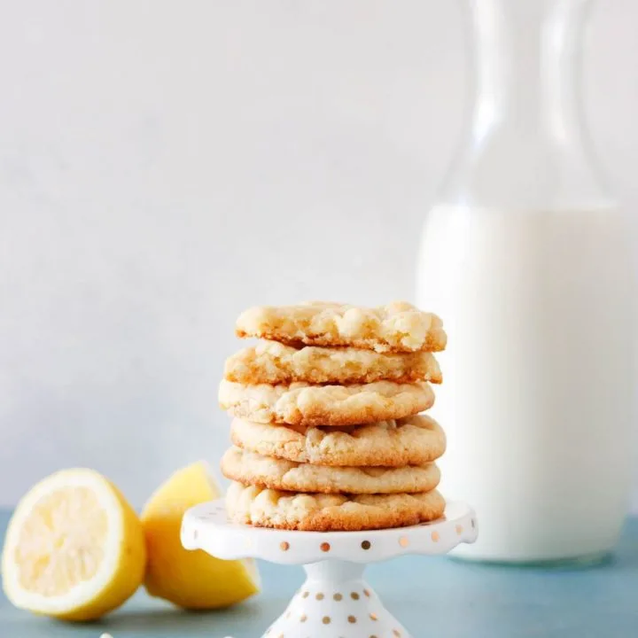 Lemon White Chocolate Chip Cookies
